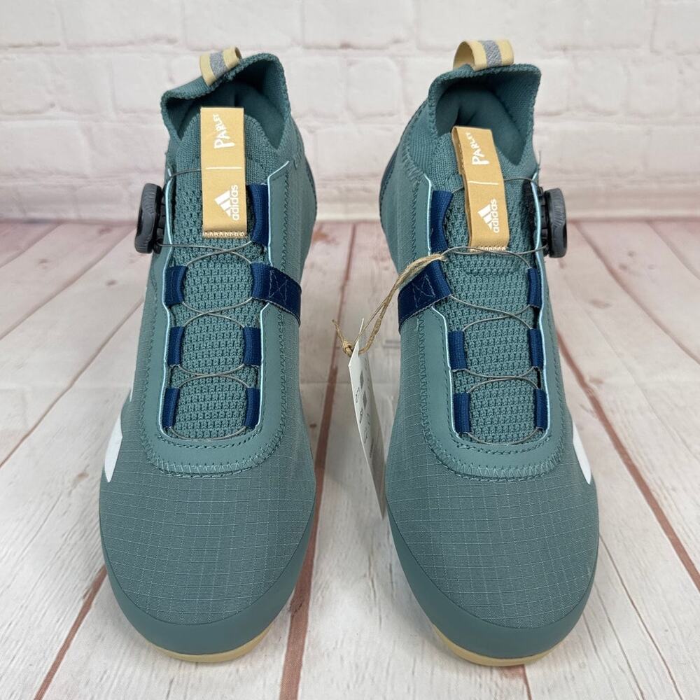 Adidas x Parley Road BOA Cycling Shoes 'Hazy Emerald' M Sz 6/W Sz 7 (GX8931) - Picture 7 of 11